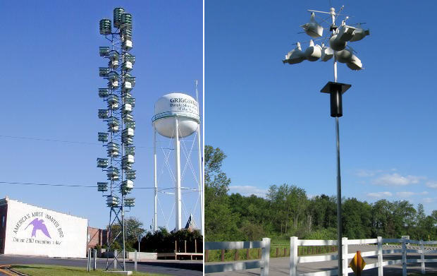 Домики для фиолетовых стрижей: Григгсвилль, Иллинойс Домики для фиолетовых стрижей: Григгсвилль, Иллинойс