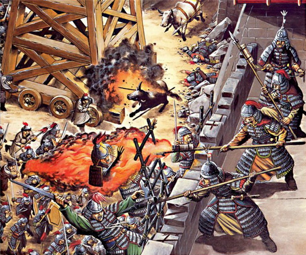 Китайские пики неистового огня Китайские пики неистового огня