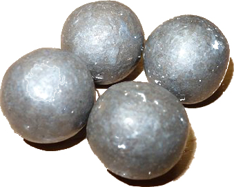 Шарообразные свинцовые пули Шарообразные свинцовые пули