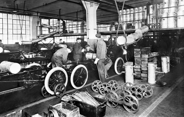 Сборочная линия Ford Model T Сборочная линия Ford Model T