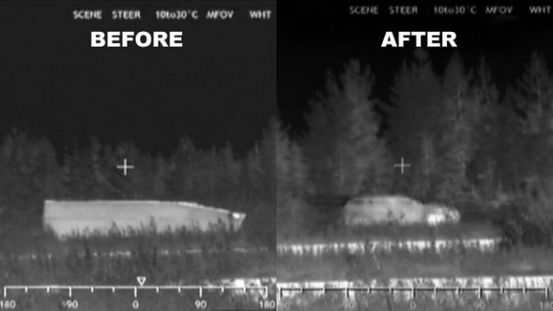 Пример маскировки танка под легковой автомобиль Пример маскировки танка под легковой автомобиль